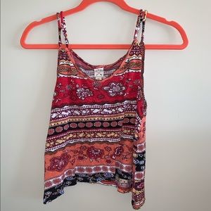 Boho Crop Tank Top